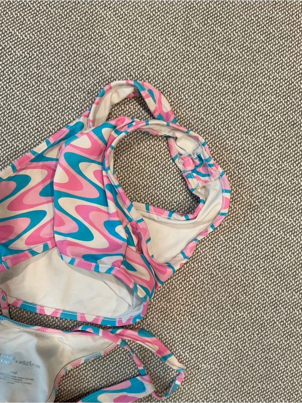Frankies Bikinis X Wildflower Collab One Shoulder Bikini Set